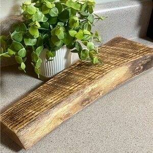Handmade Rustic Wood Riser Tray Old Barnwood